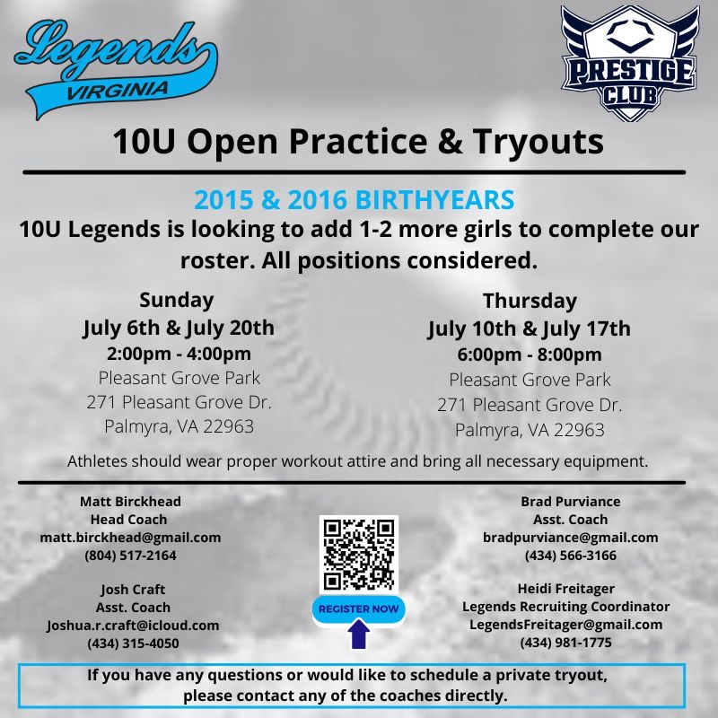 10U CEVA Tryouts 10U CEVA Tryouts