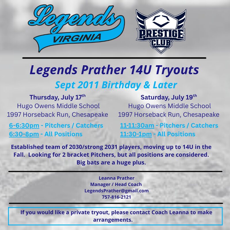 14U Prather Tryouts 14U Prather Tryouts